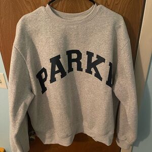 ✨PARKE✨ grey and navy blue sweatshirt